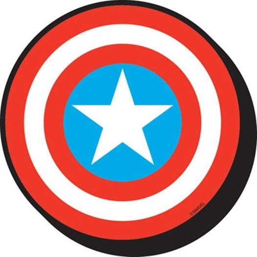 captain america shield clipart