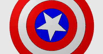 captain america shield clipart