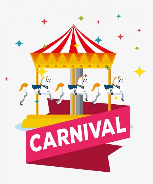 merry go round clipart carnival