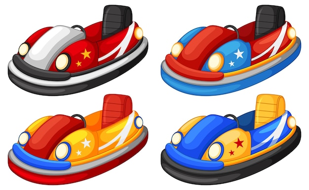 bumper cars clipart