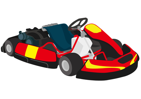 go kart clipart
