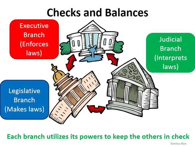 balance of power legislative executive judicial clipart