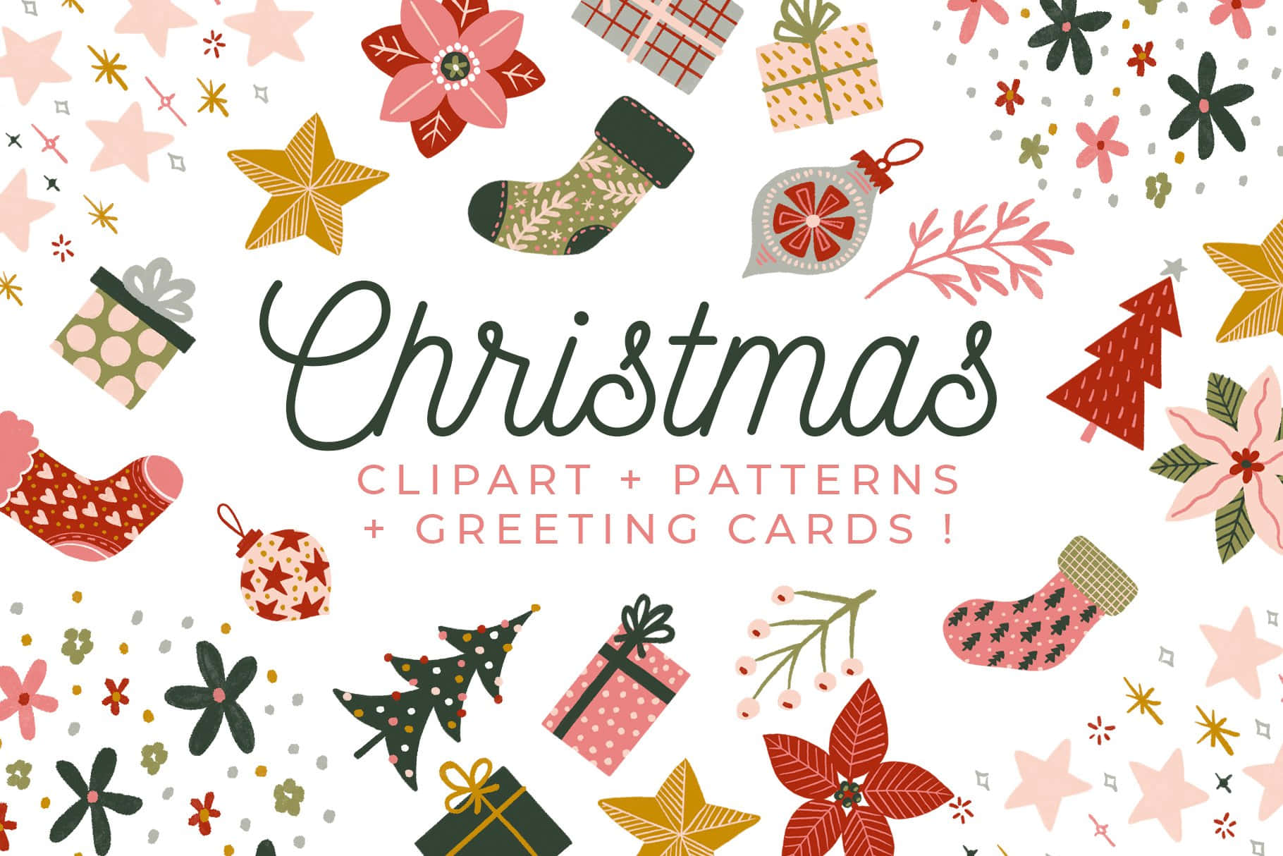 christmas clipart background