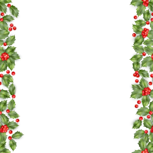 holly border clipart