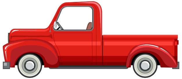 red truck clipart