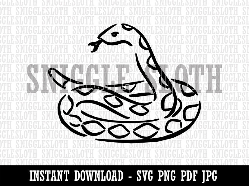 snake tongue clipart