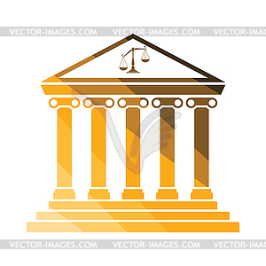 Courthouse Royalty Free Vector Clip Art illustration -busi0217 