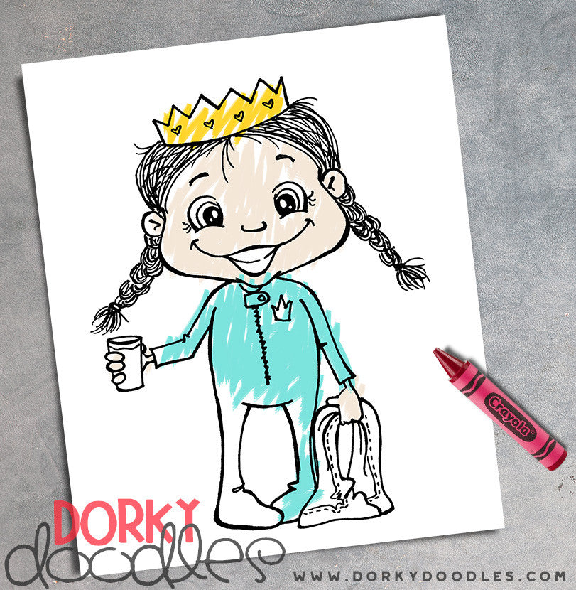 Boy holding pencil clipart Stock Photo - Alamy