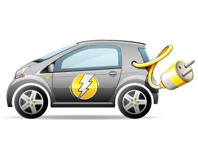 electric car clipart