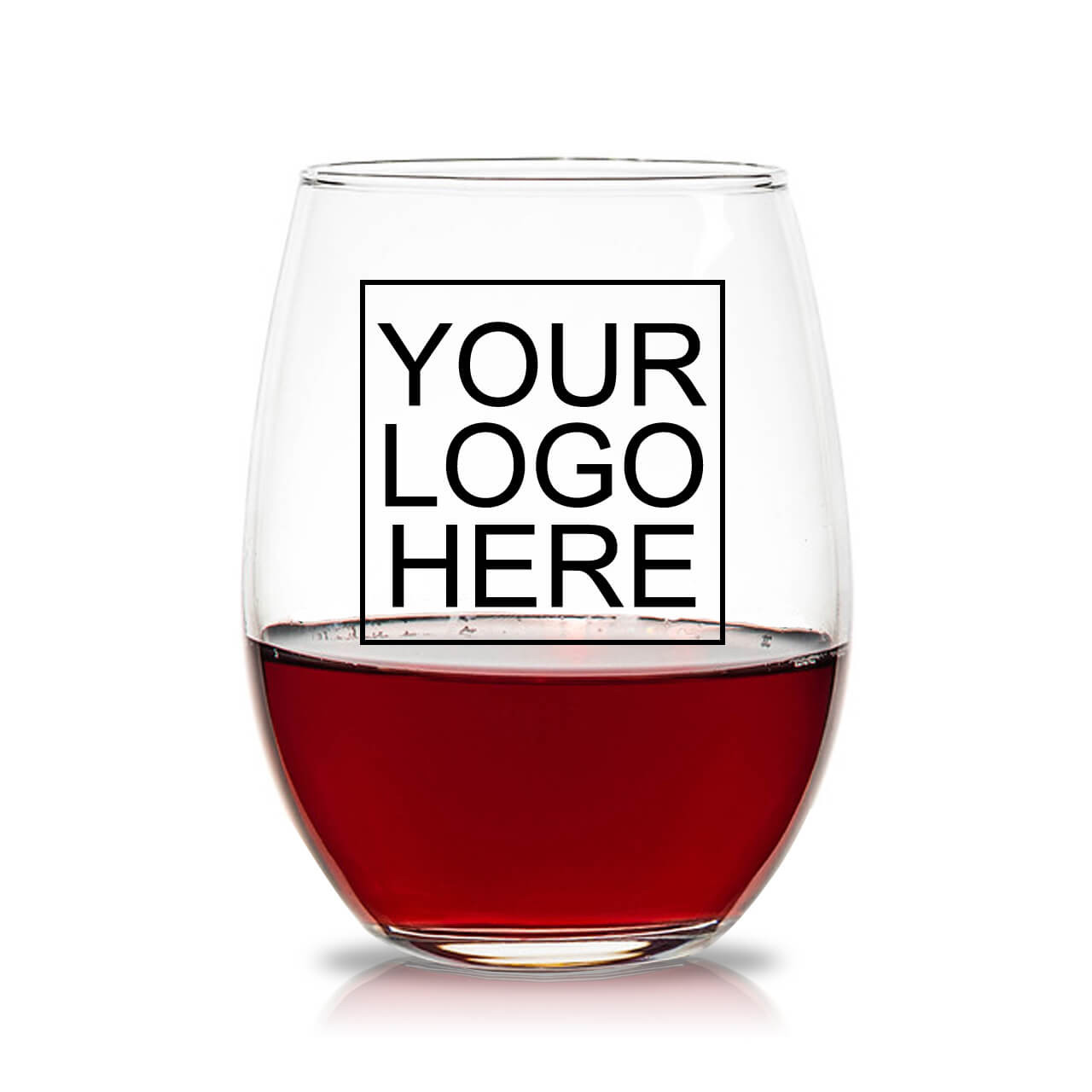 stemless wine glass clipart