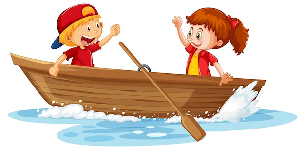 Fishing Set With Boat And Equipments Clipart Rowboat Fishing Pole
