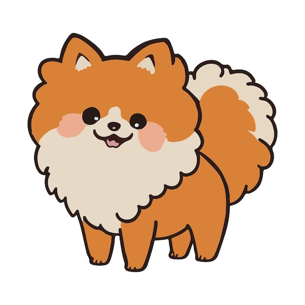 pomeranian clipart