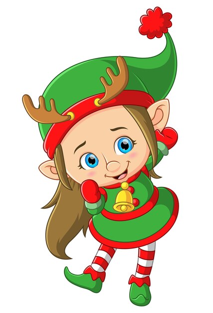 Cute Christmas Elf watercolor clipart, Christmas Gnome PNG - Clip Art ...