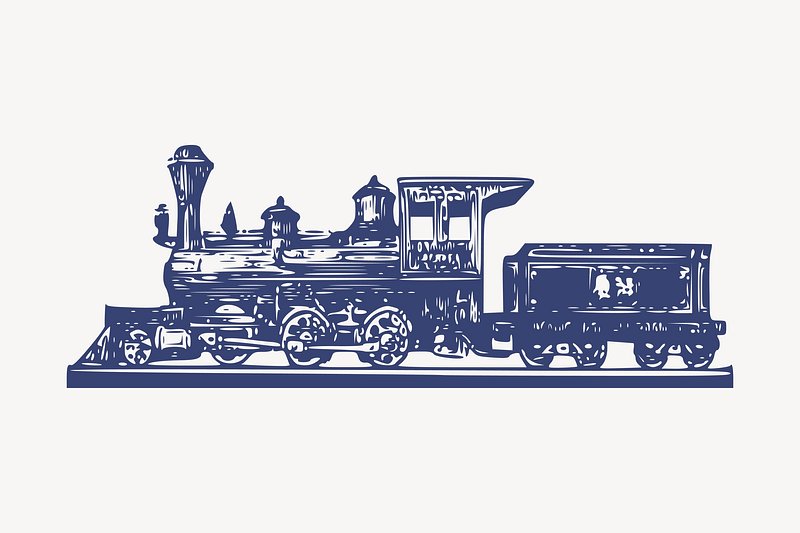 Train Clipart-santa fe train engine train clipart