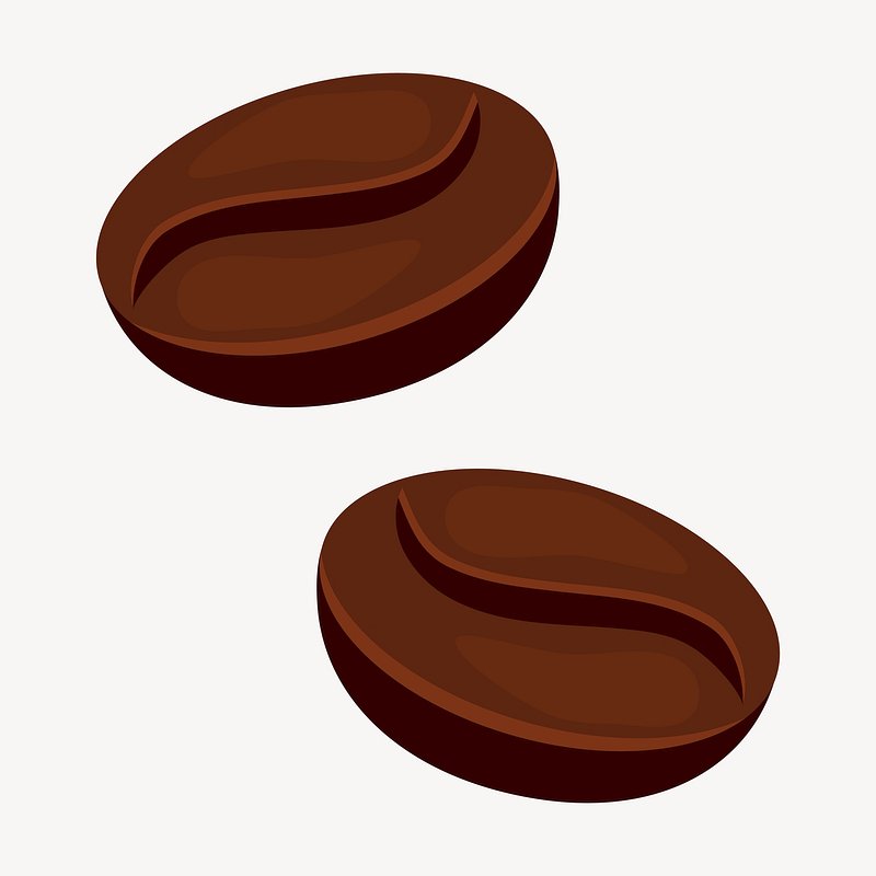 Coffee Clipart SVG PNG EPS Images Coffee Bean Clipart - Etsy