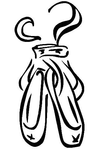 dance shoes clipart
