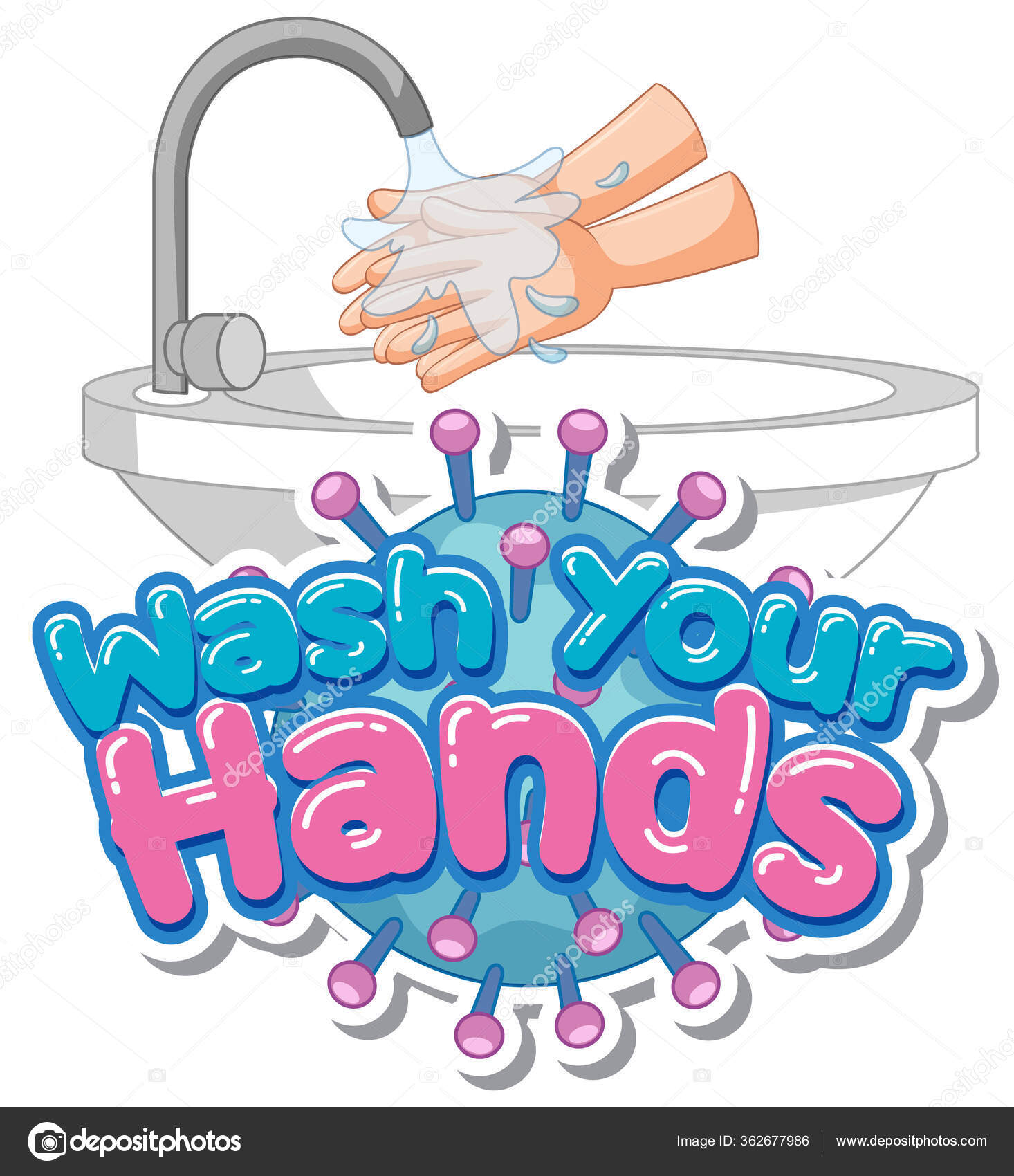 wash your hands clipart