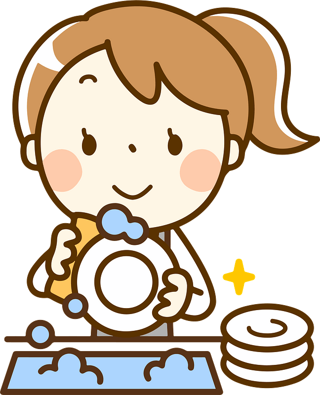 Washing dishes Vectors & Illustrations for Free Download