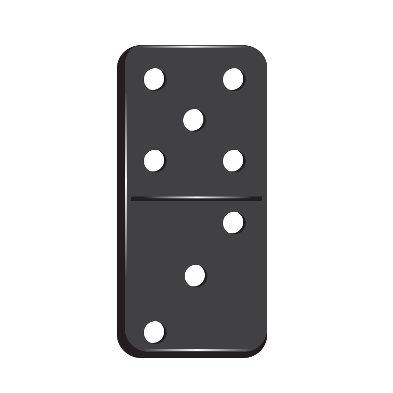 Domino With 9 Spots &amp; 6 Spots | ClipArt ETC - Clip Art Library