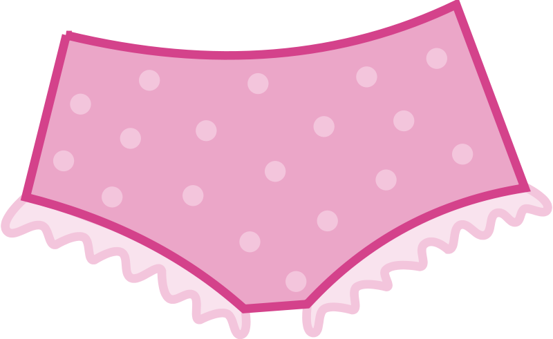 Women Underwear Clipart Vector Design Illustration. Underpants Set. Vector  Clipart Print 