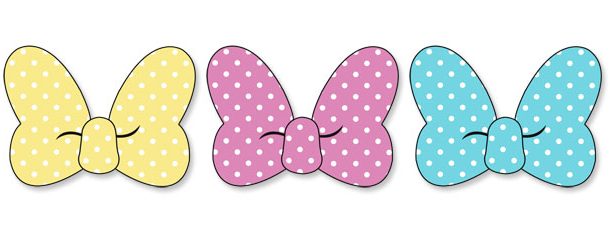 minnie mouse bow clipart