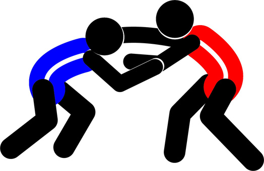wrestling clipart