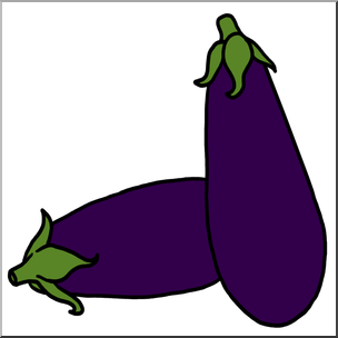 Purple eggplant isolate aubergine vegetable sketch - vector clipart