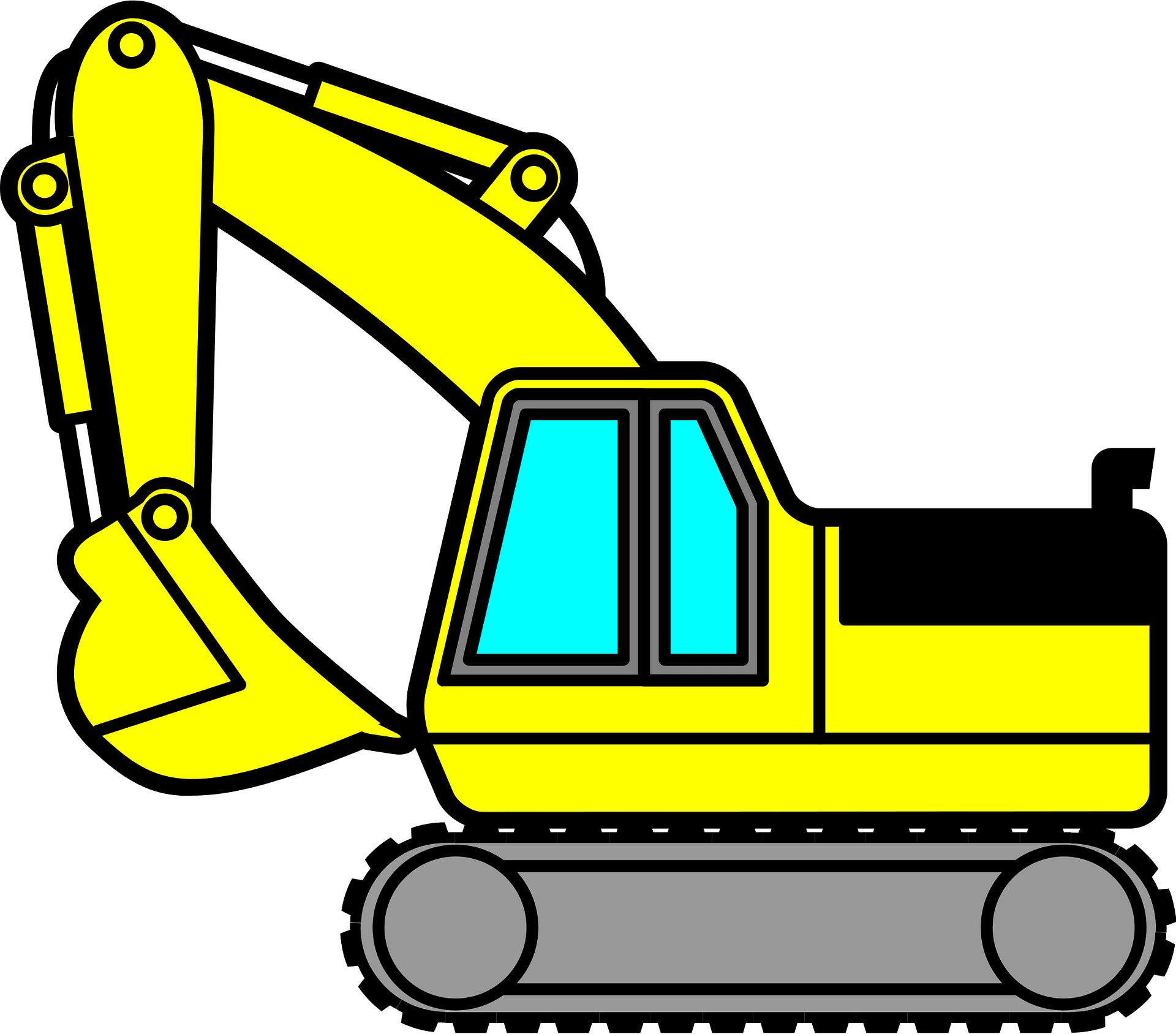 excavator clipart