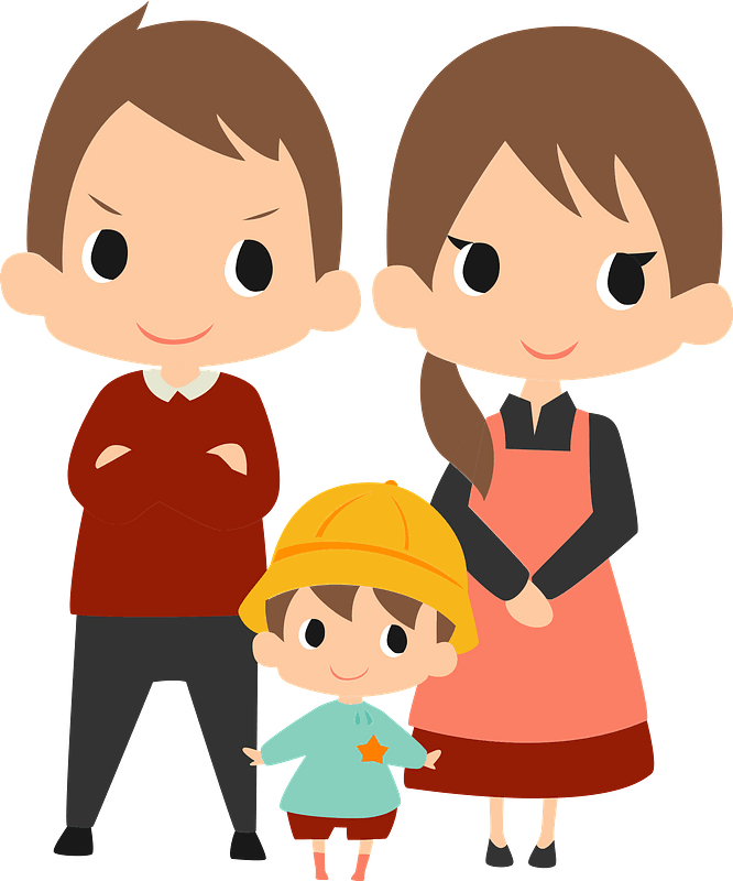 Family Clipart-mother with her child