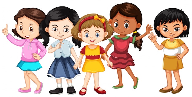 Girls Clothes Clipart Set Dress Up Clip Art - School Clipart