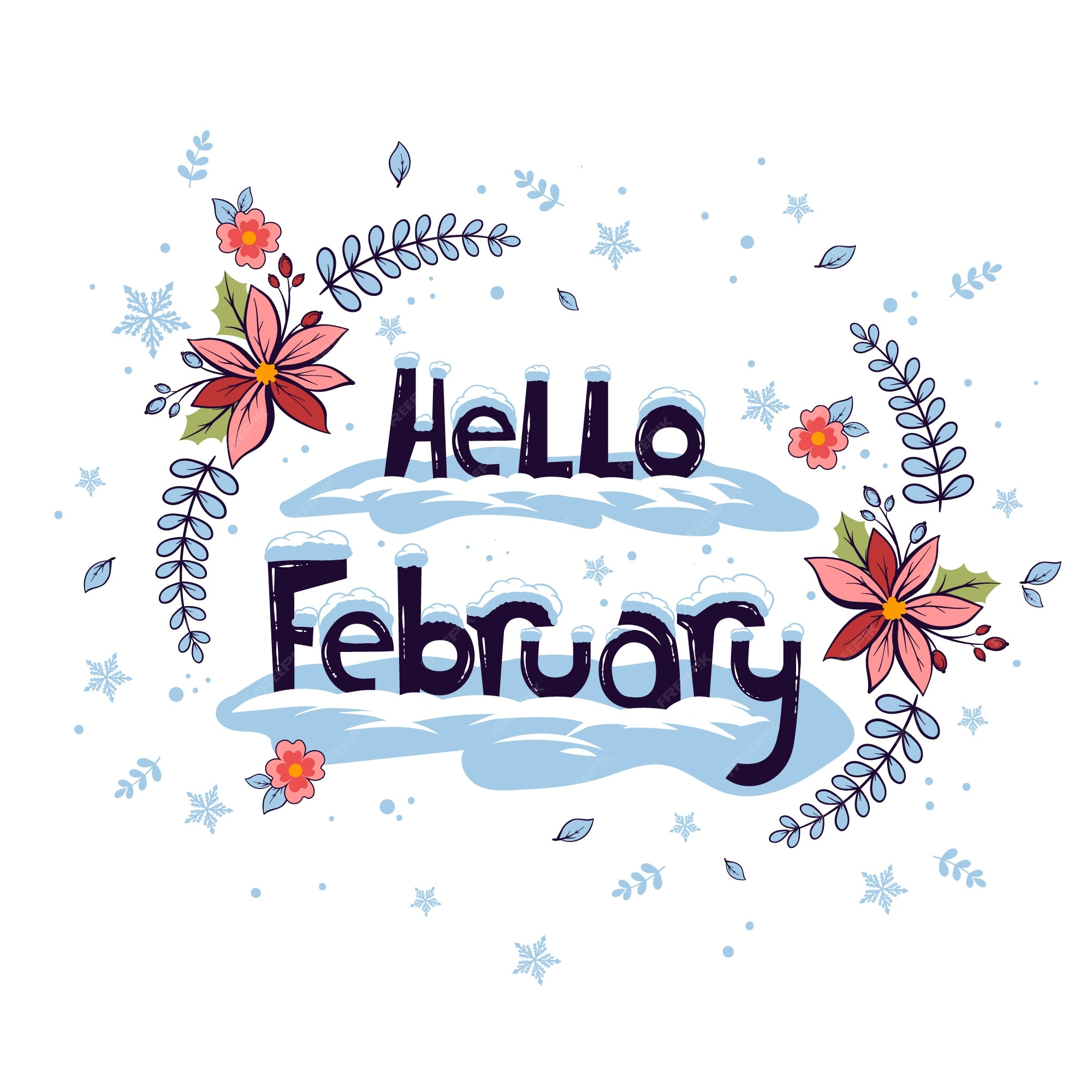Free hello february clipart, Download Free hello february clipart png ...