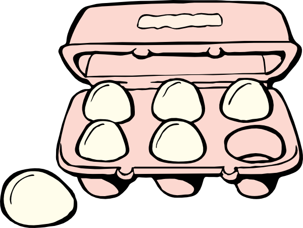 Flat-Top Pulp Egg Carton, Blank Paper Pulp