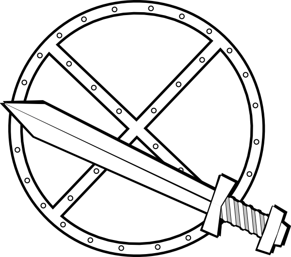 Metal Shield And Swords Stock Illustration - Download Image Now 