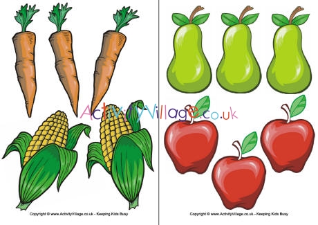 Kawaii Fruits Outline Drawing Clip Art Set – Daily Art Hub