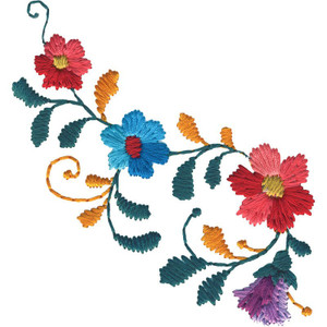 mexican flowers clipart