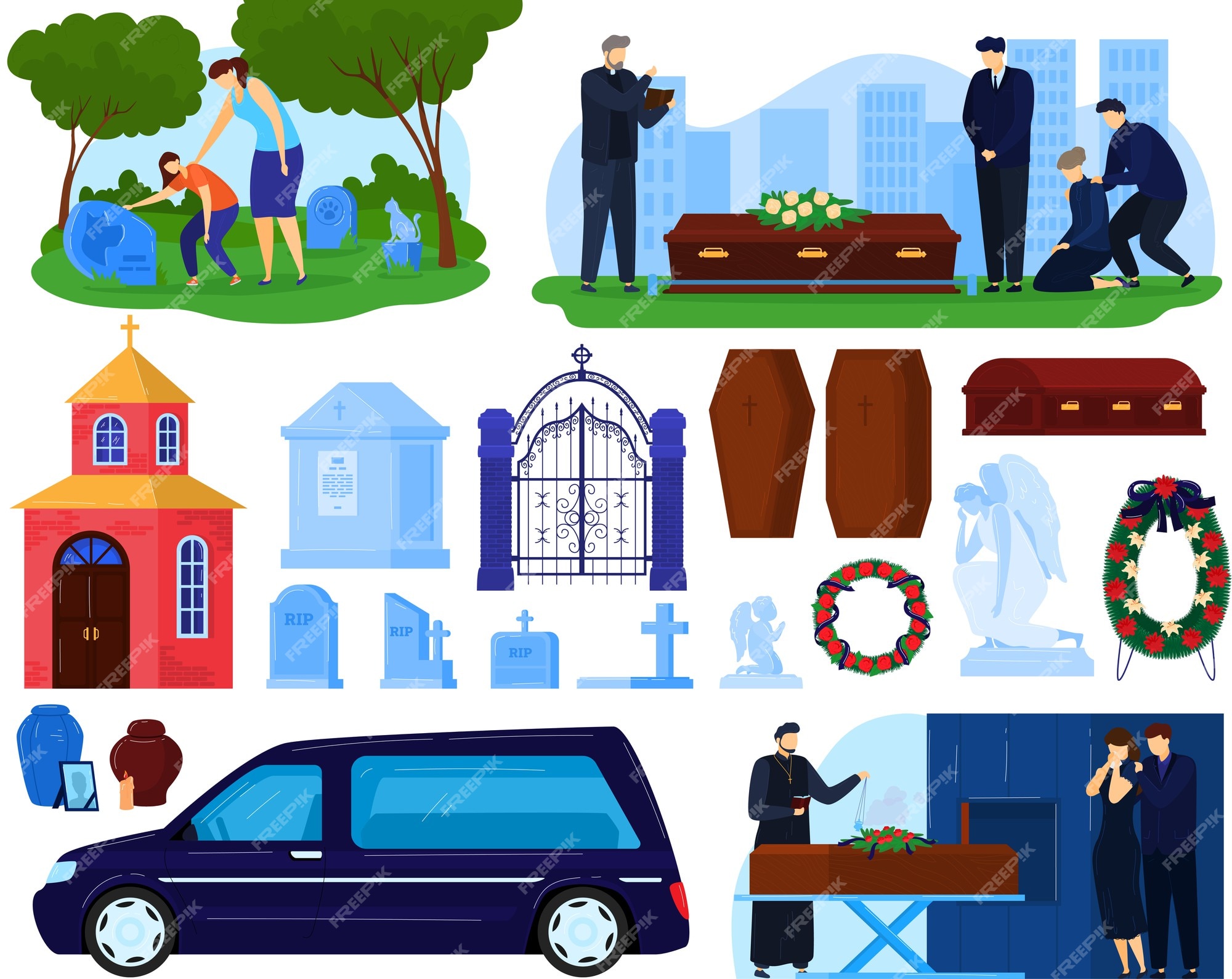 Hearse Vector SVG Icon - SVG Repo
