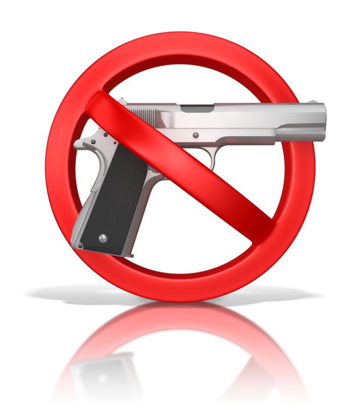 Guns Prohibited Great Powerpoint Clipart For Presentations Clip Art