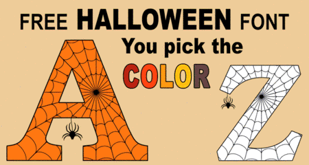 Printable Halloween Letters: Free Alphabet Font &amp; Letter Templates