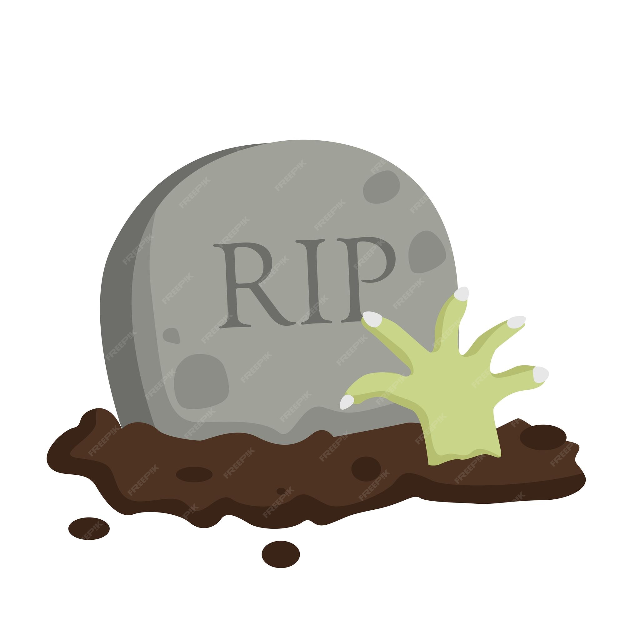 Grave Clipart Grave In The Corner With A Skull And Cross Cartoon 