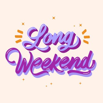 Happy Weekend PNG Picture, Happy Weekend Lettering Design Sun - Clip ...