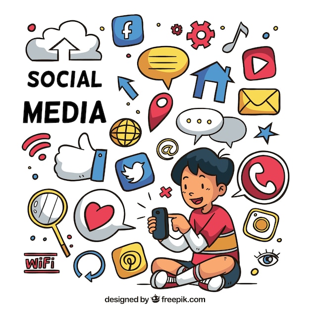 Free Social Media Clipart Freeimages Clip Art Library