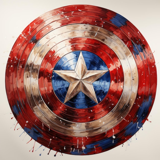 captain america shield clipart