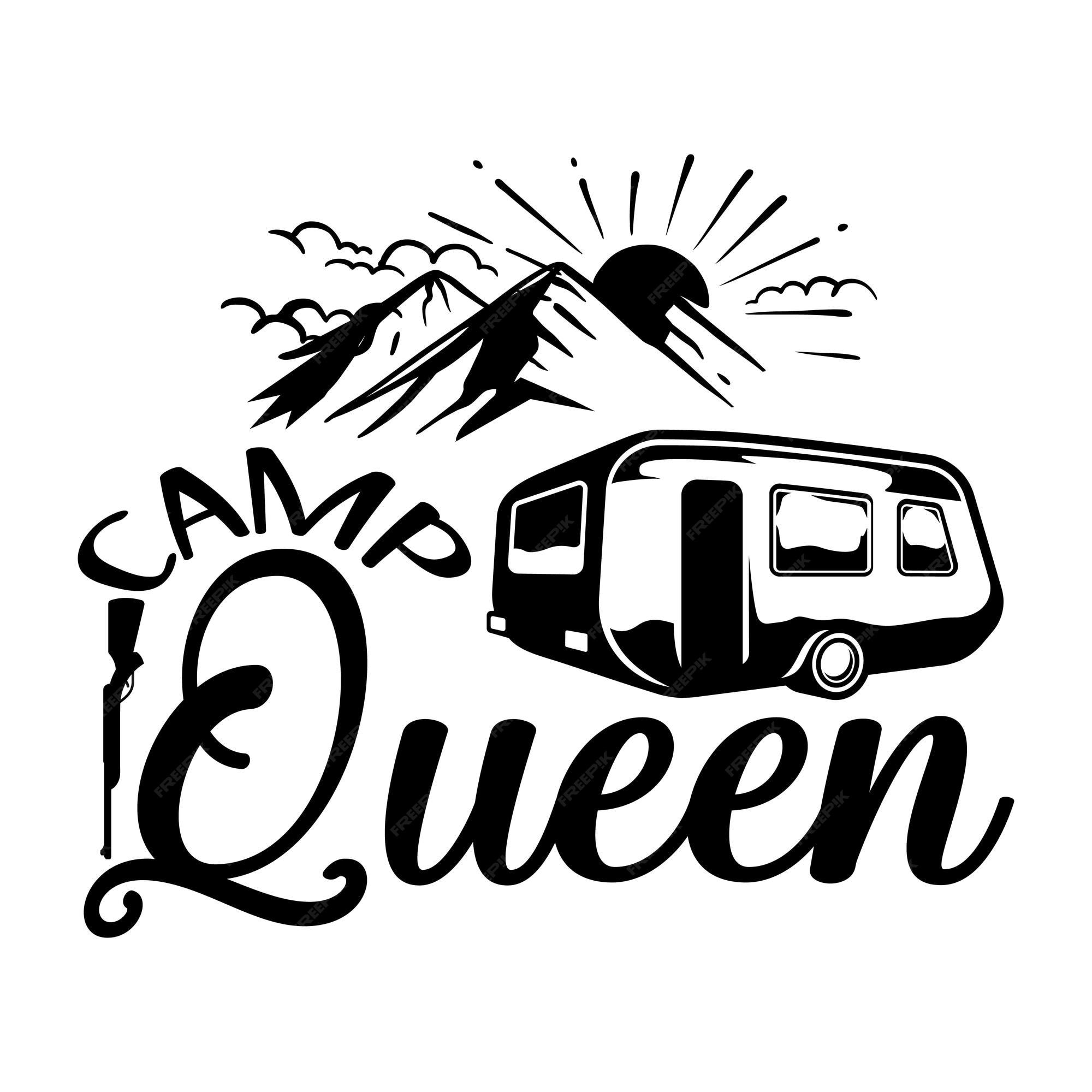 Camper Travel Trailer Cactus Camping Png Clip Art Library