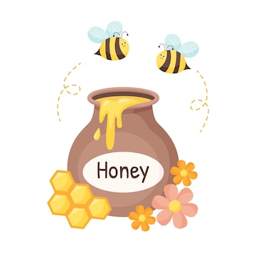 https://clipart-library.com/8300/2368/honey-pot-with-bees-flowers-honeycomb-isolated-illustration-honey-products-design_131728-91.jpg