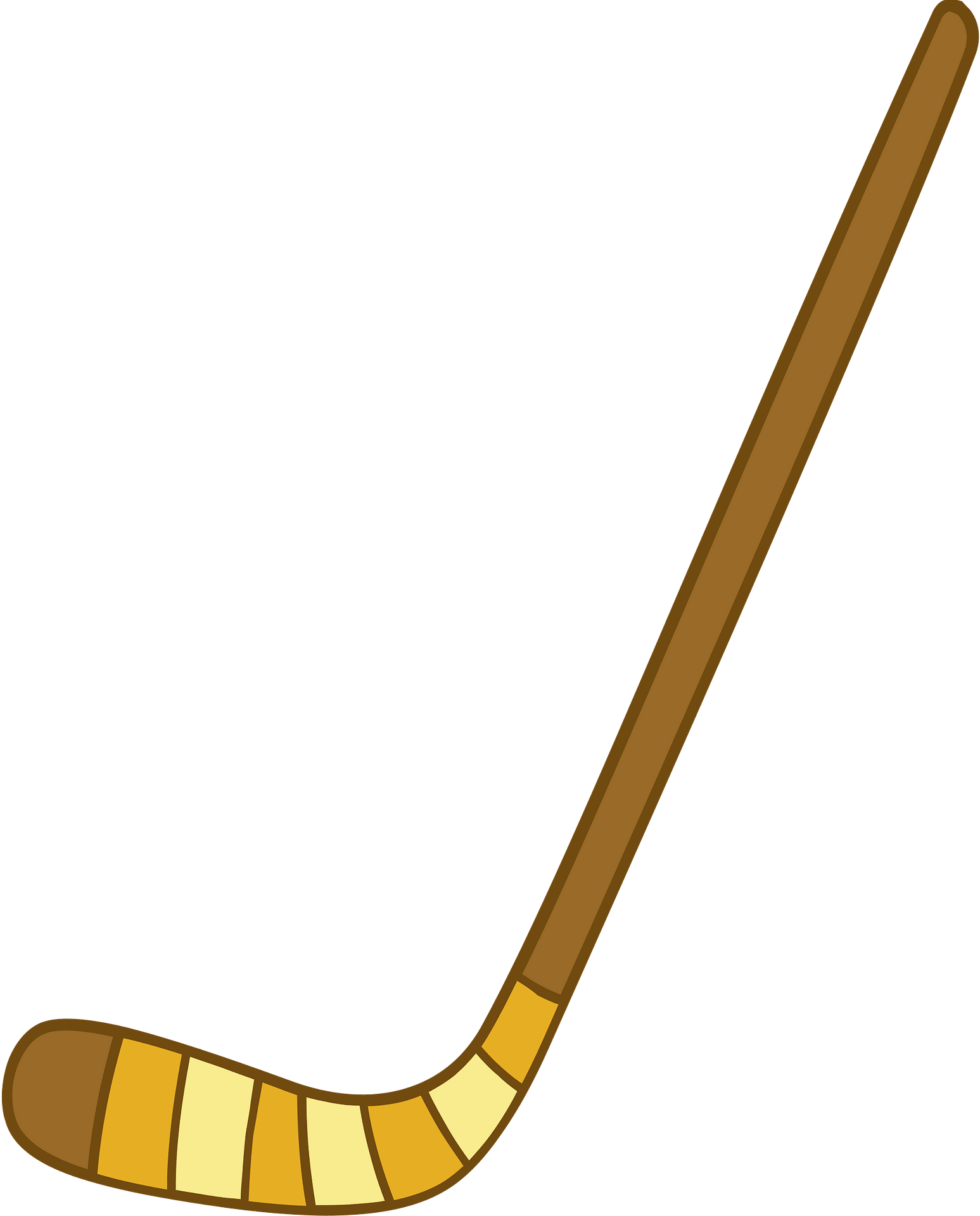 Wooden Walking Stick Stock Illustration - Download Image Now