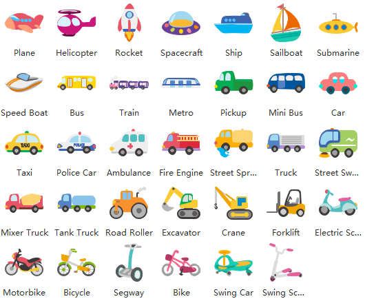 Transport Clipart. Transport PNG. - Etsy