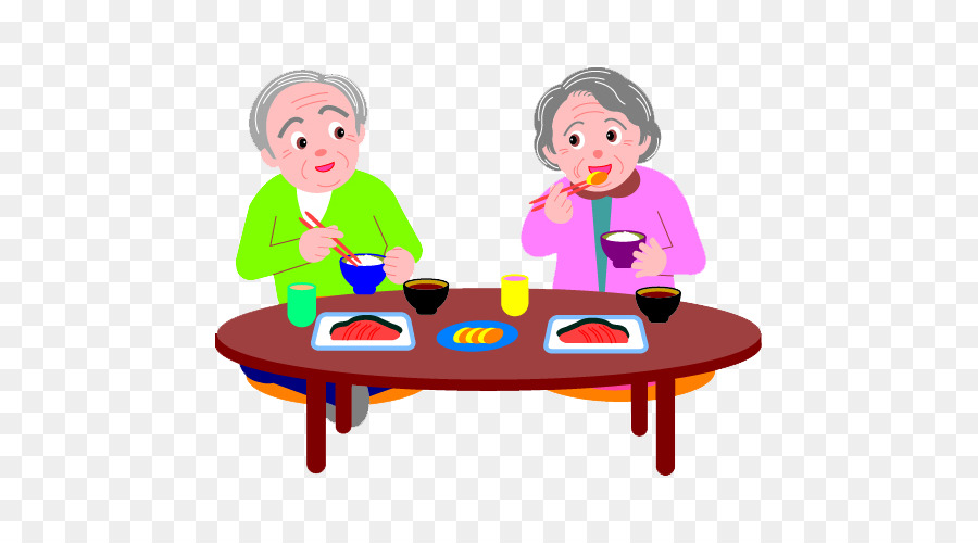 eating dinner clipart