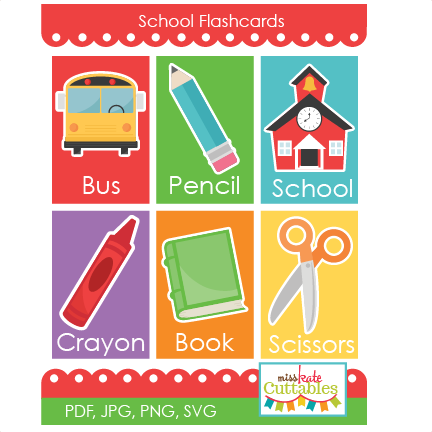 Printable Color Flashcards