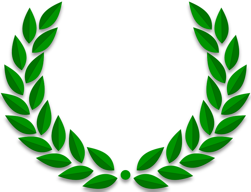 Chalkboard Laurel Wreath Leaf Clipart Laurel Wreath Clip Art Clip