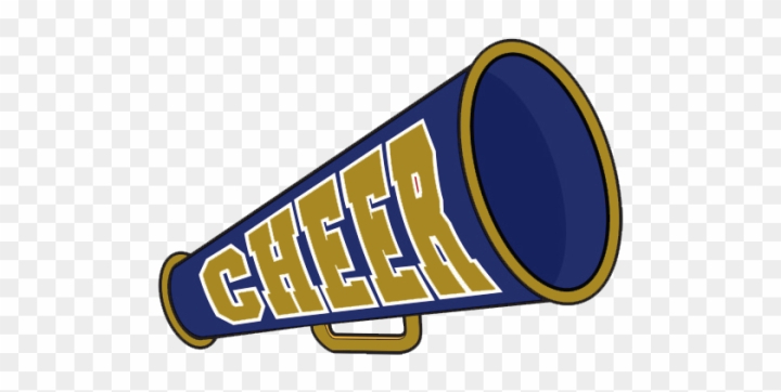 Royal and White Cheerleader Megaphone and Pom Poms, Football PNG Digital  Design, Cheer Sublimation Designs Downloads Clipart Football